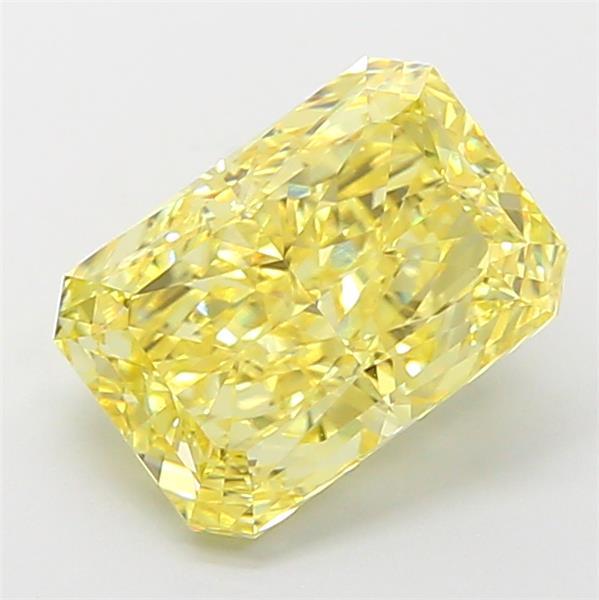 2.75 Ct. Fancy Vivid Yellow Radiant Lab Grown Diamond
