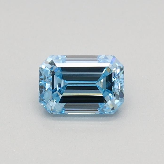 0.33 Ct. Fancy Vivid Blue Emerald Lab Grown Diamond