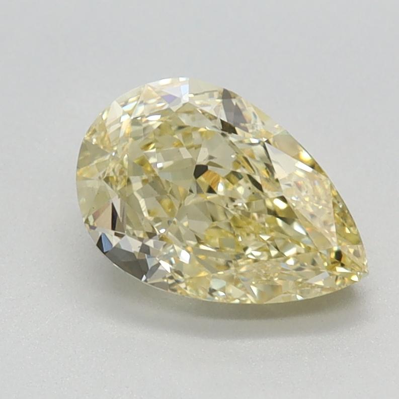 1.13 Ct. Fancy Yellow Pear Lab Grown Diamond