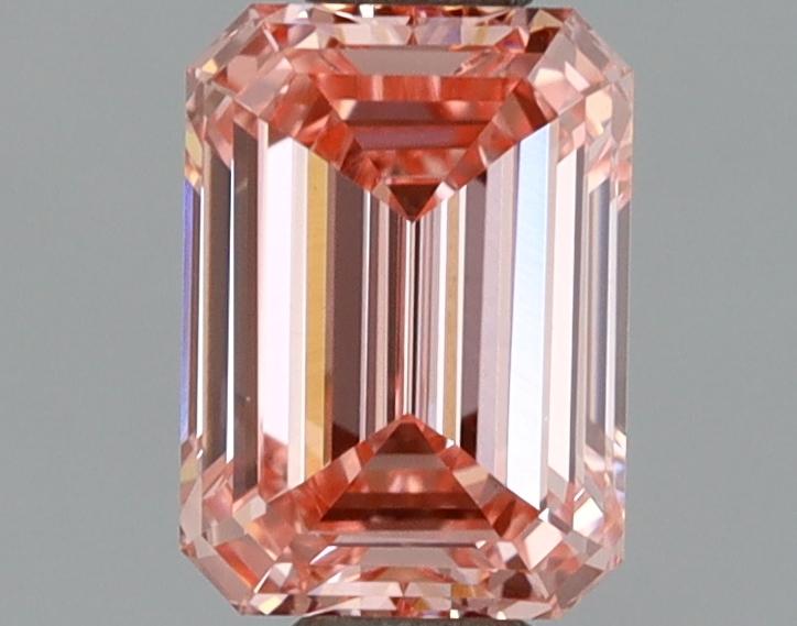 1.00 Ct. Fancy Vivid Pink Emerald Lab Grown Diamond