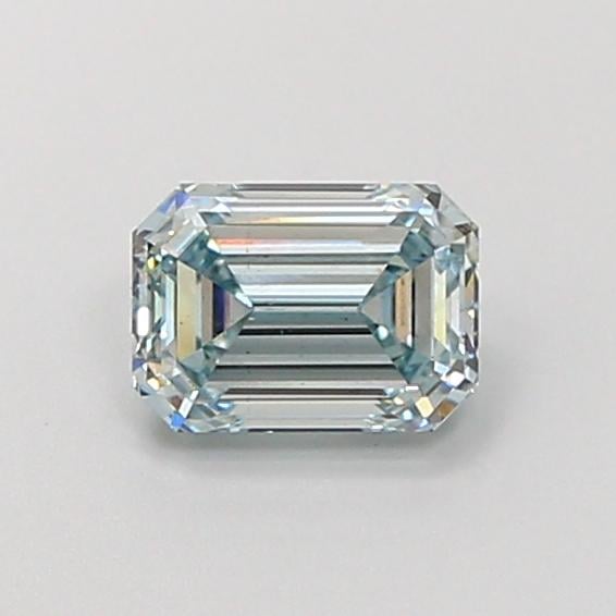 1.23 Ct. Fancy Green Blue Emerald Lab Grown Diamond