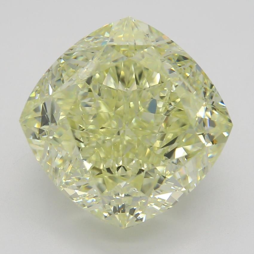 5.56 Ct. Fancy Light Yellow Cushion Diamond