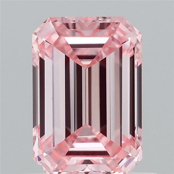 0.96 Ct. Fancy Intense  Pink Emerald Lab Grown Diamond