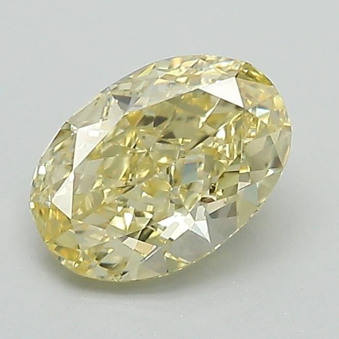 1.09 Ct. Fancy  Yellow Oval Lab Grown Diamond