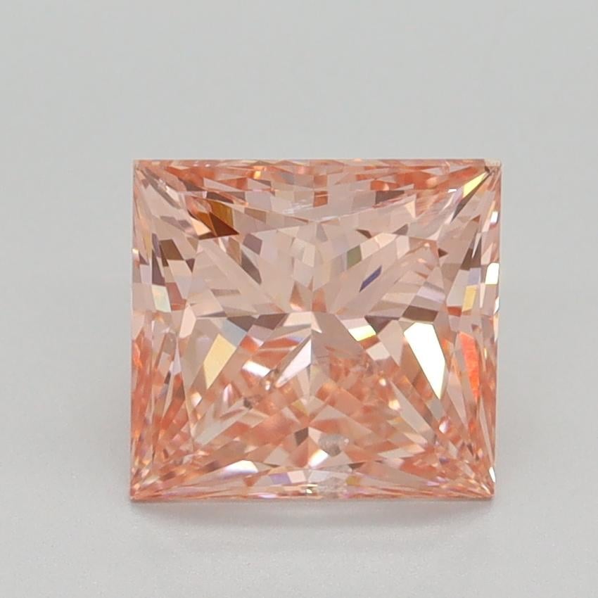 2.04 Ct. Fancy Vivid Pink Princess Lab Grown Diamond