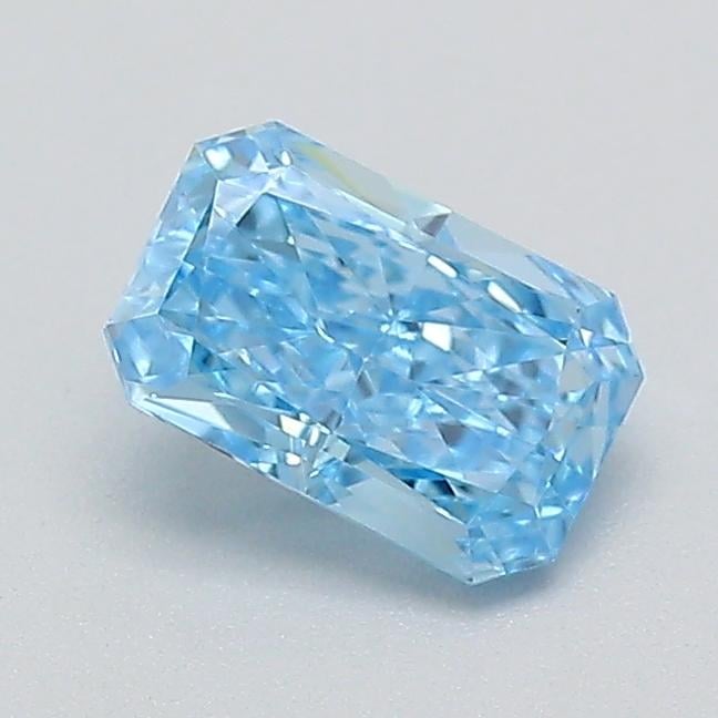 0.36 Ct. Fancy Vivid  Blue Radiant Lab Grown Diamond