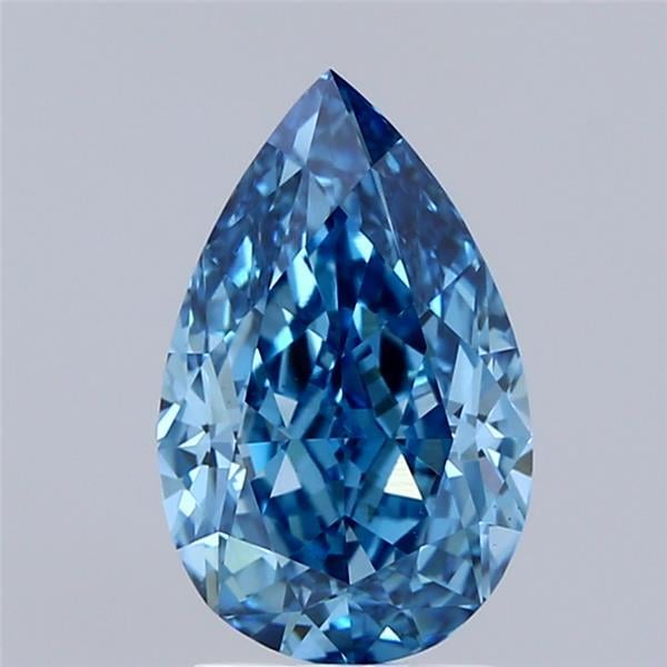2.10 Ct. Fancy Vivid  Blue Pear Lab Grown Diamond
