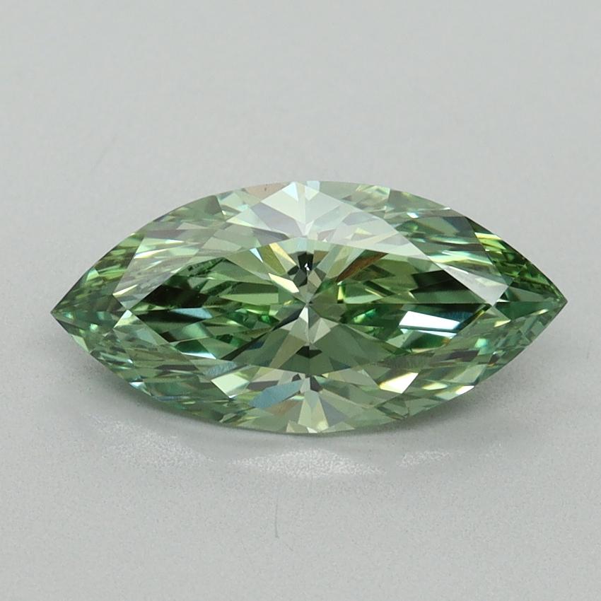 1.61 Ct. Fancy Vivid Pacific Green Marquise Lab Grown Diamond