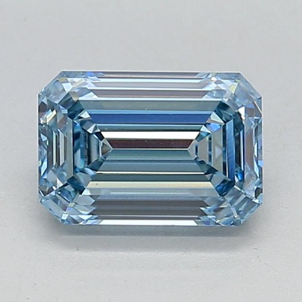2.02 Ct. Fancy Intense Blue Emerald Lab Grown Diamond