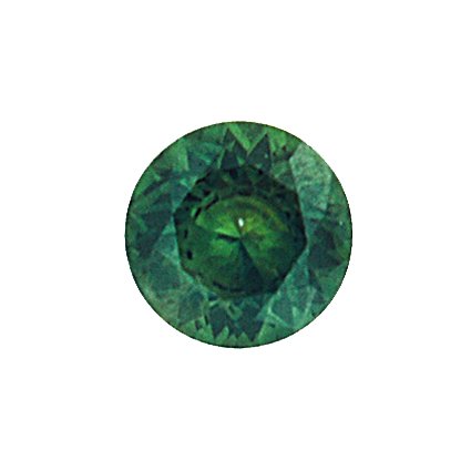 6mm Green Round Sapphire