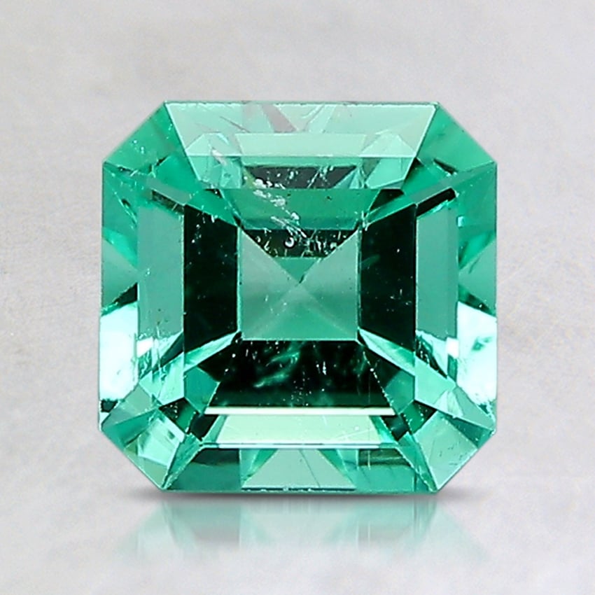 6.8x6.7mm Asscher Colombian Emerald