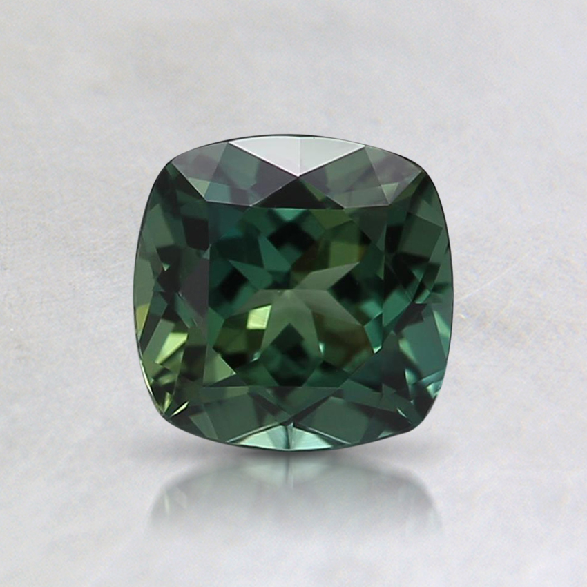 5.6x5.7mm Unheated Teal Cushion Sapphire