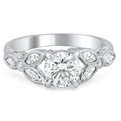Modern Diamond Vintage Ring