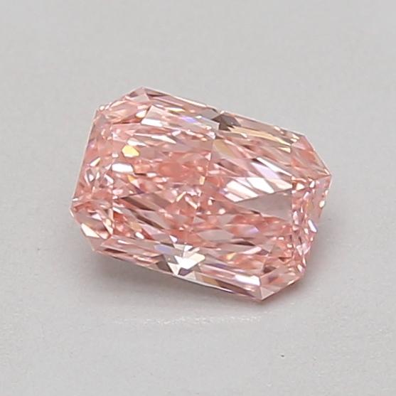 0.62 Ct. Fancy Vivid Pink Radiant Lab Grown Diamond