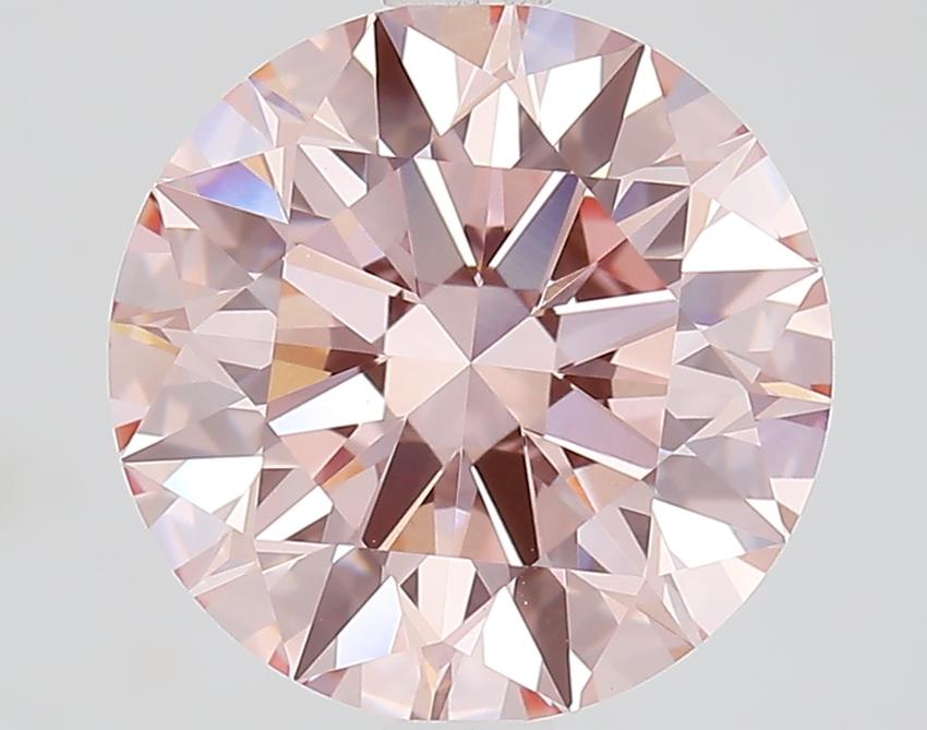 3.09 Ct. Fancy Intense Pink Round Lab Grown Diamond