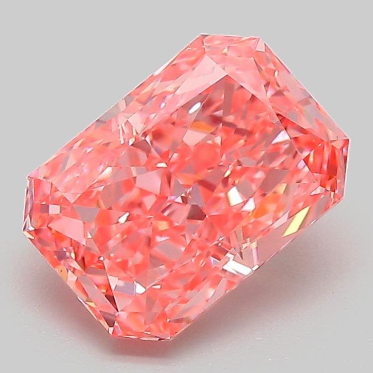 2.05 Ct. Fancy Vivid Pink Radiant Lab Grown Diamond