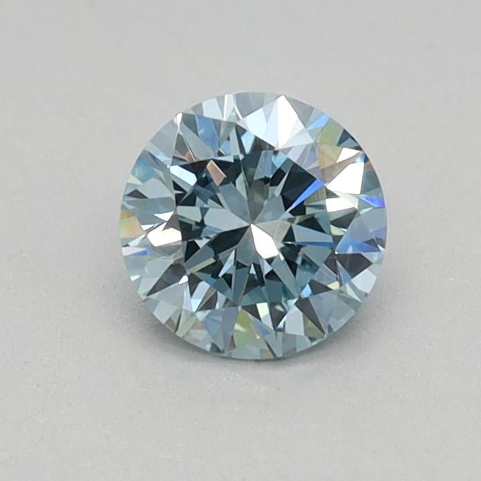 0.36 Ct. Fancy Intense Blue Round Lab Grown Diamond
