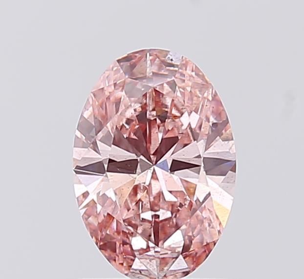 1.01 Ct. Fancy Vivid  Pink Oval Lab Grown Diamond