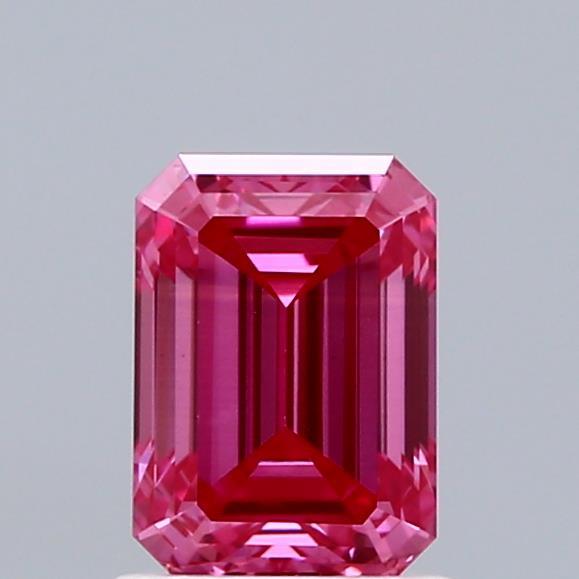 1.22 Ct. Fancy Vivid Pink Emerald Lab Grown Diamond