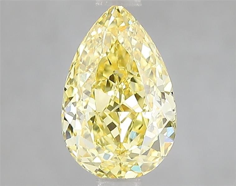 1.60 Ct. Fancy Vivid Yellow Pear Lab Grown Diamond