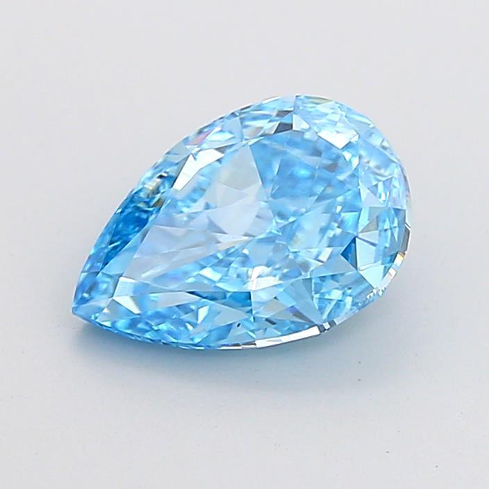 2.86 Ct. Fancy Vivid Blue Pear Lab Grown Diamond
