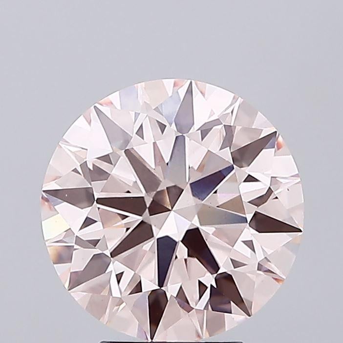 4.65 Ct. Fancy Intense Pink Round Lab Grown Diamond