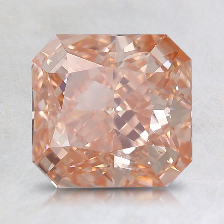 2.00 Ct. Fancy Intense Orangy Pink Radiant Lab Grown Diamond