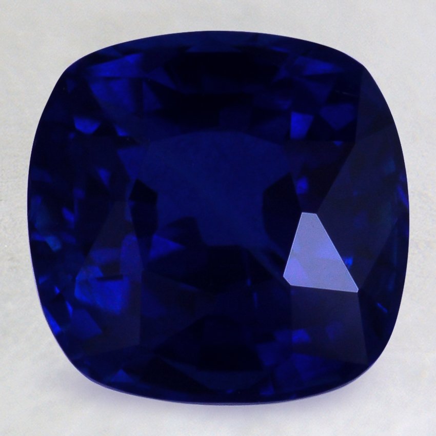 9mm Premium Blue Cushion Sapphire