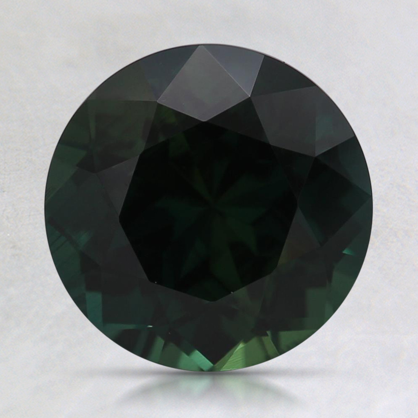 8.4mm Unheated Teal Round Sapphire