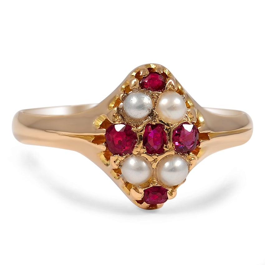 Victorian Ruby Vintage Ring