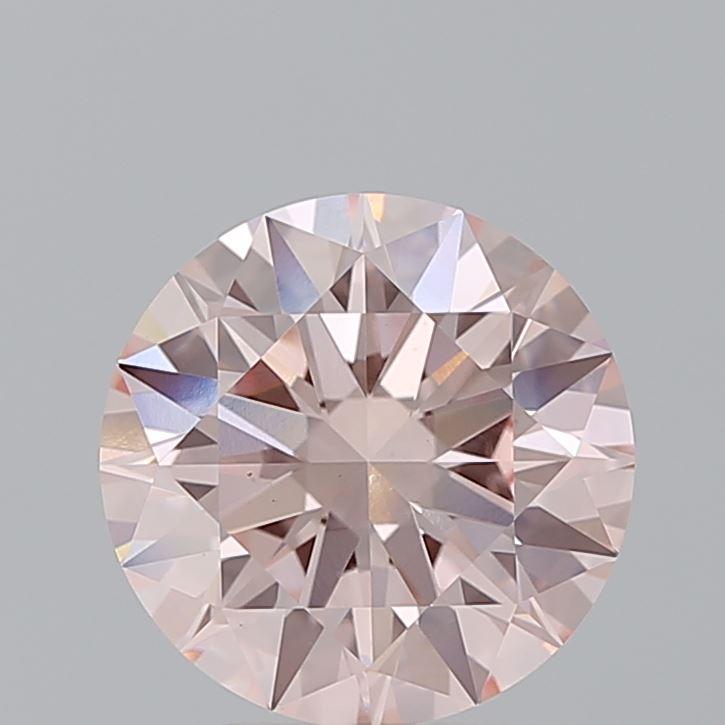 3.07 Ct. Fancy Intense Pink Round Lab Grown Diamond