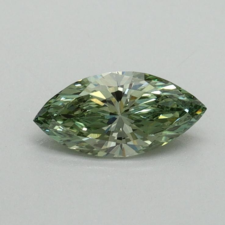 0.37 Ct. Fancy Vivid Green Marquise Lab Grown Diamond