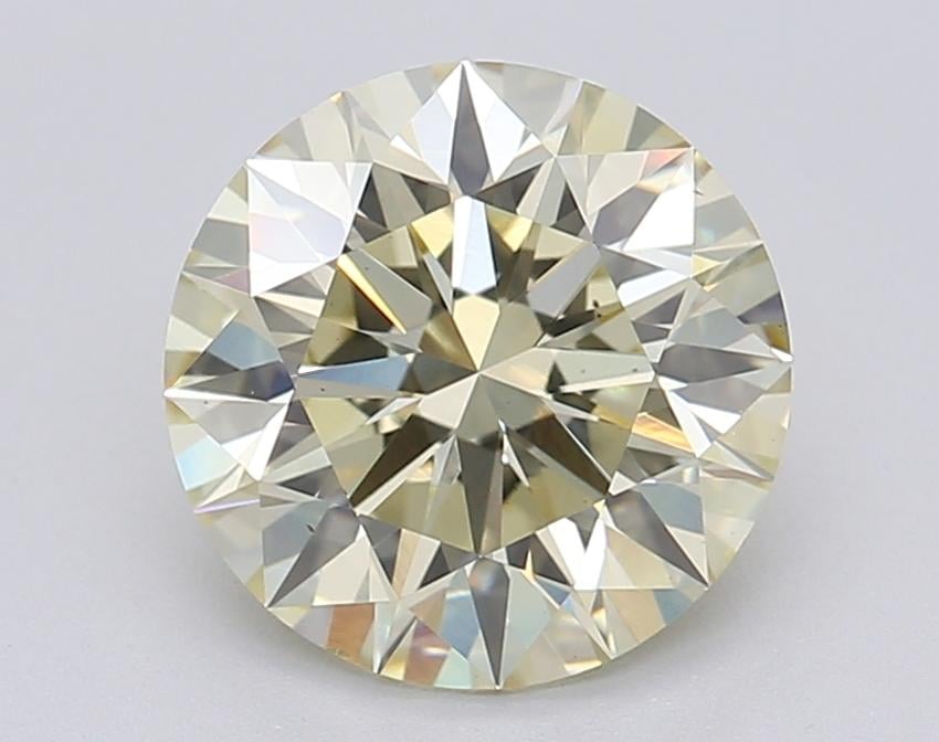 2.01 Ct. Fancy Light Yellow Round Lab Grown Diamond