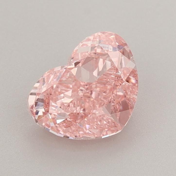 1.16 Ct. Fancy Vivid  Pink Heart Lab Grown Diamond