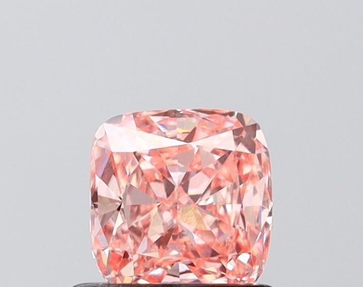 0.71 Ct. Fancy Intense Pink Cushion Lab Grown Diamond