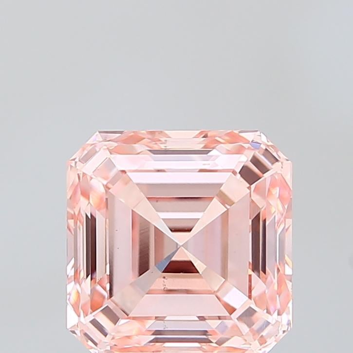 3.50 Ct. Fancy Intense Pink Asscher Lab Grown Diamond
