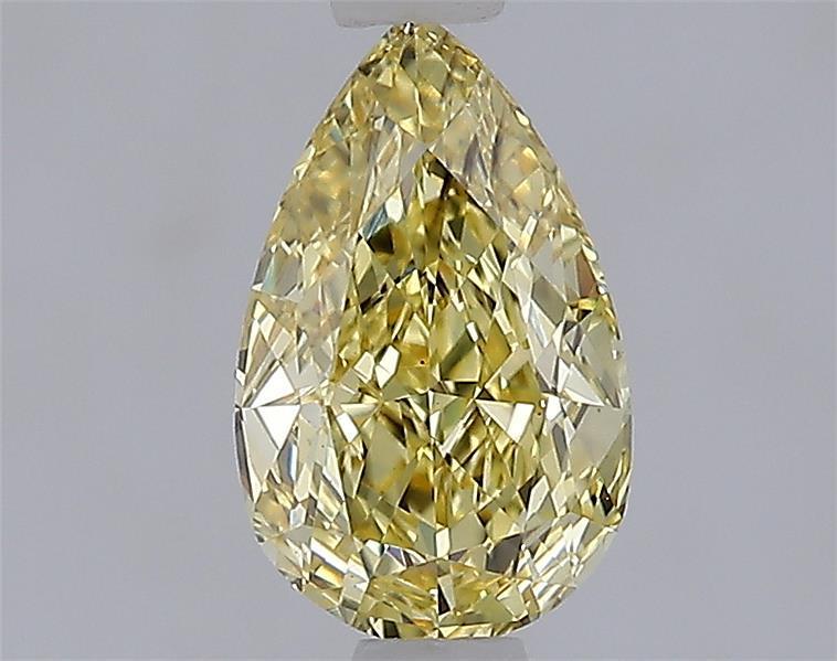 1.00 Ct. Fancy Vivid Yellow Yellow Pear Lab Grown Diamond