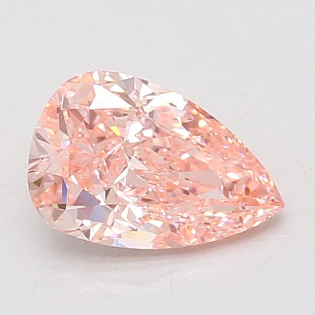 1.53 Ct. Fancy Vivid Pink Pear Lab Grown Diamond