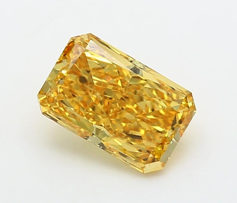 2.02 Ct. Fancy Vivid  Yellow Radiant Lab Grown Diamond