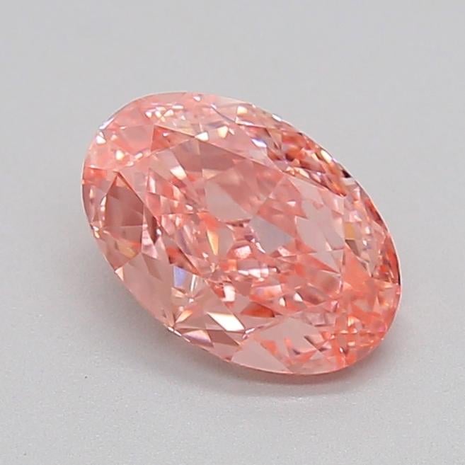 1.57 Ct. Fancy Vivid  Pink Oval Lab Grown Diamond