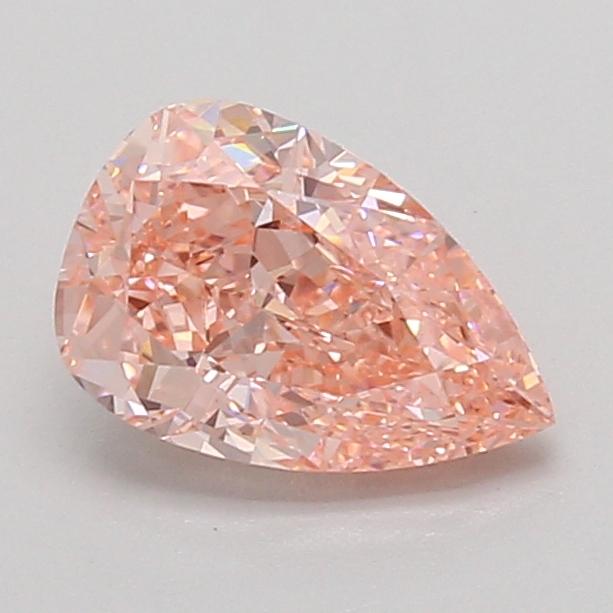 1.52 Ct. Fancy Vivid Pink Pear Lab Grown Diamond