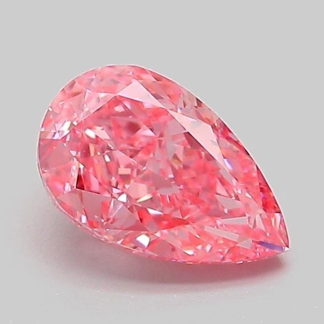 1.07 Ct. Fancy Vivid Pink Pear Lab Grown Diamond