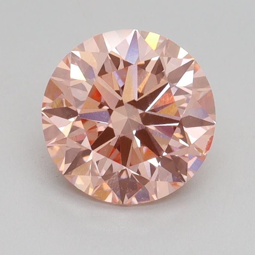 1.85 Ct. Fancy Intense Pink Round Lab Grown Diamond
