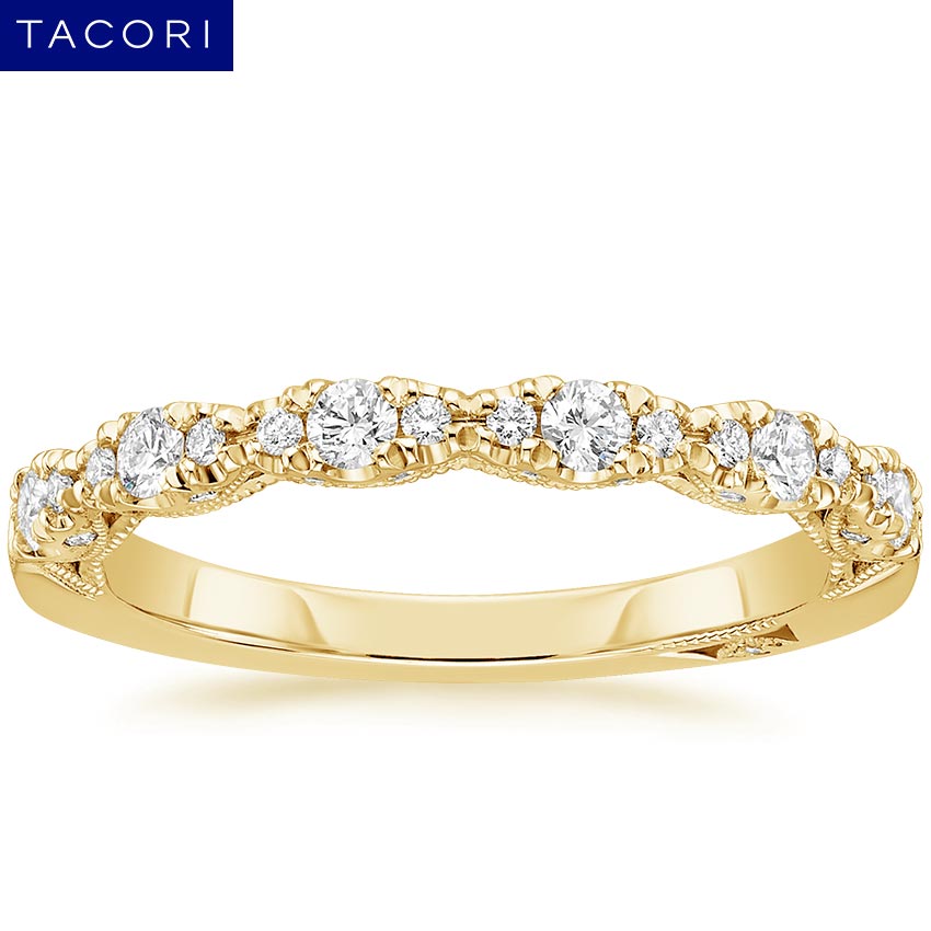Rose gold diamond engagement ring with surprise diamond details