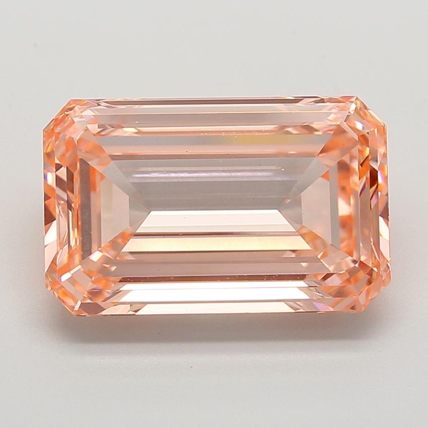 10.28 Ct. Fancy Intense Pink Emerald Lab Grown Diamond