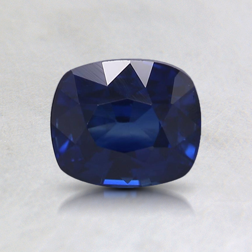 6.1x5.1mm Blue Cushion Sapphire