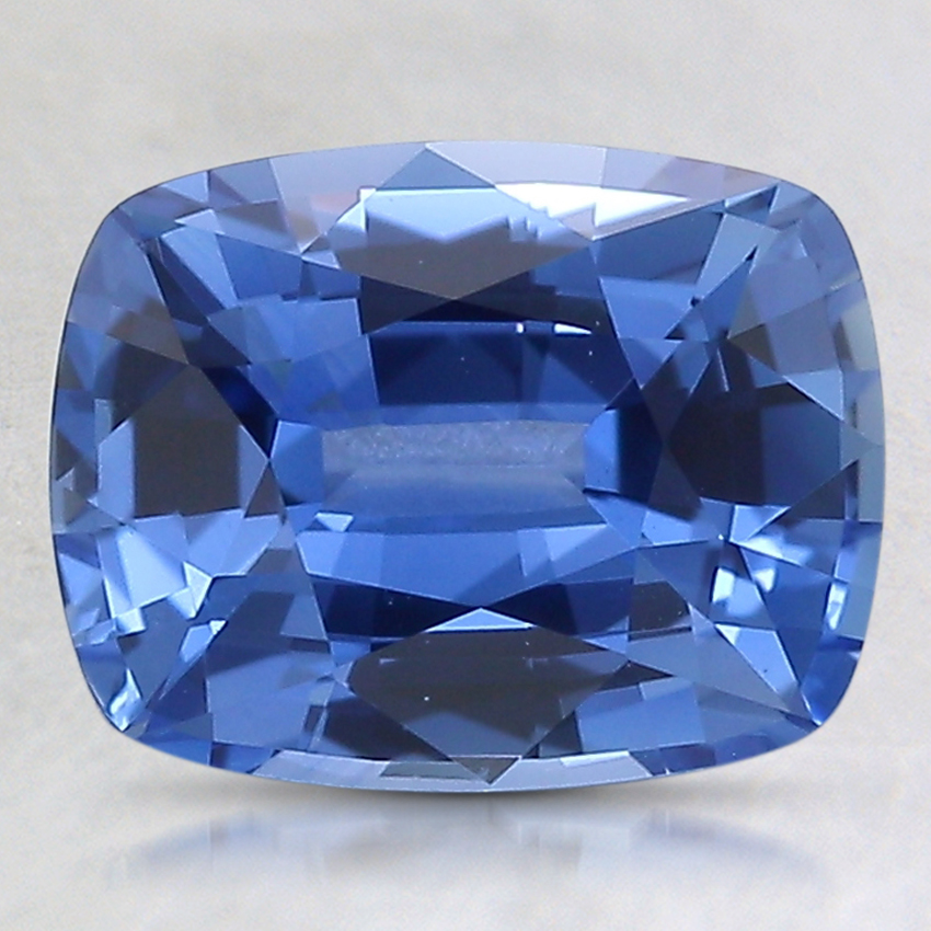 9.1x7.1mm Blue Cushion Sapphire