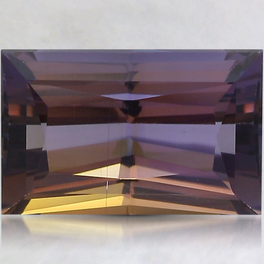 11x7.1mm Parti-Color Baguette Tanzanite