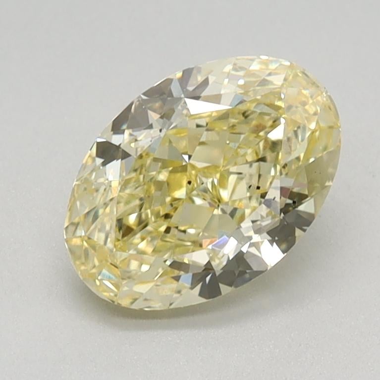 1.06 Ct. Fancy Intense Yellow Oval Lab Grown Diamond