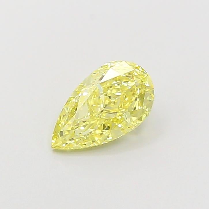 1.52 Ct. Fancy Intense Yellow Pear Lab Grown Diamond
